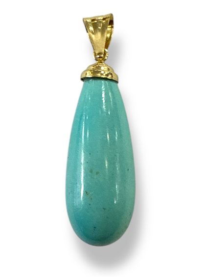 Pendentif Mandile 1922 Femme Pietre e perle in Or Turchese 1MCT1 - 1MCT1